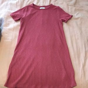 Pink T-Shirt Dress